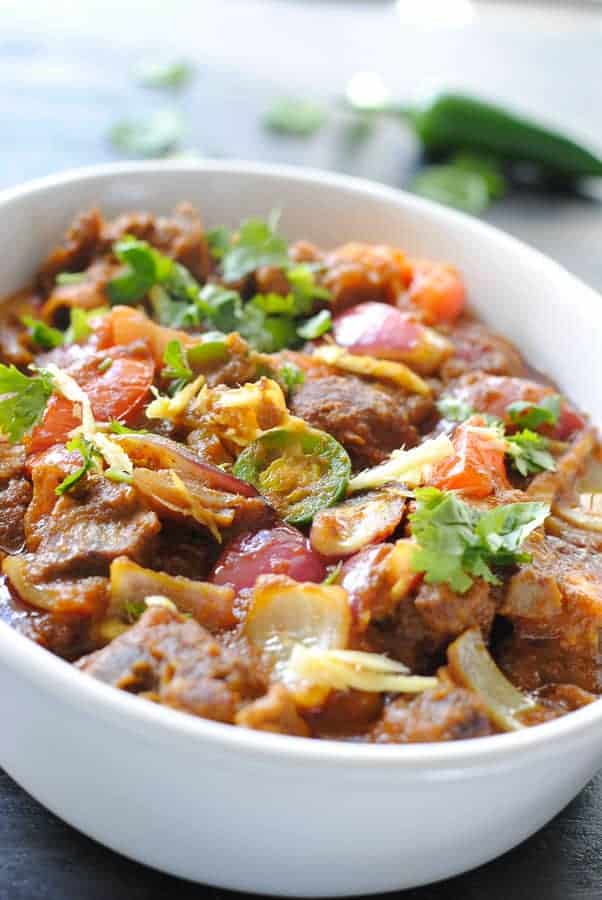 Karahi Gosht (Delicious Lamb Curry) | Indian Ambrosia