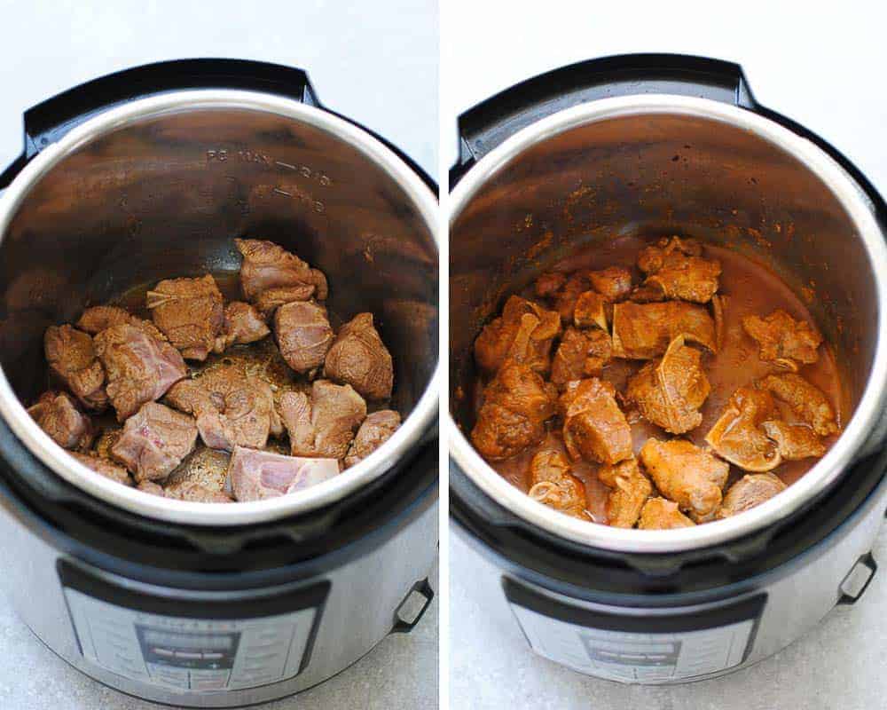 Mutton cooking time in instant online pot