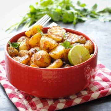 Aloo Chaat (Piquant Potatoes)