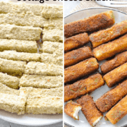 paneer fingers on a plate