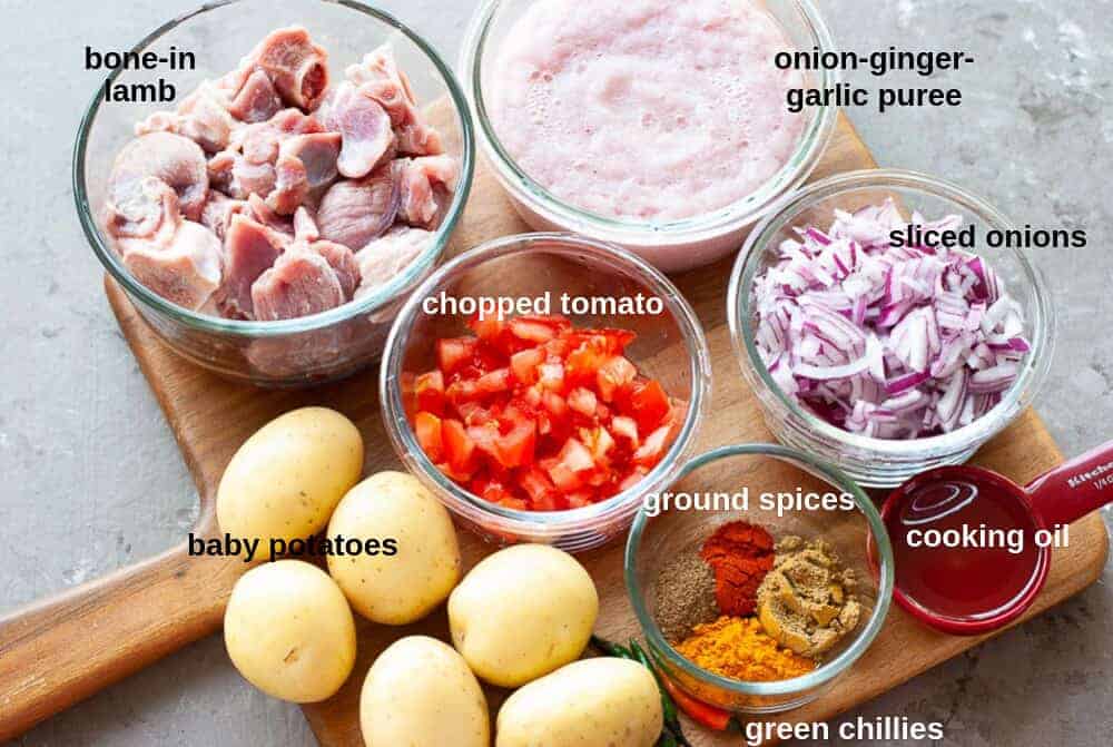 instant pot lamb curry ingredients