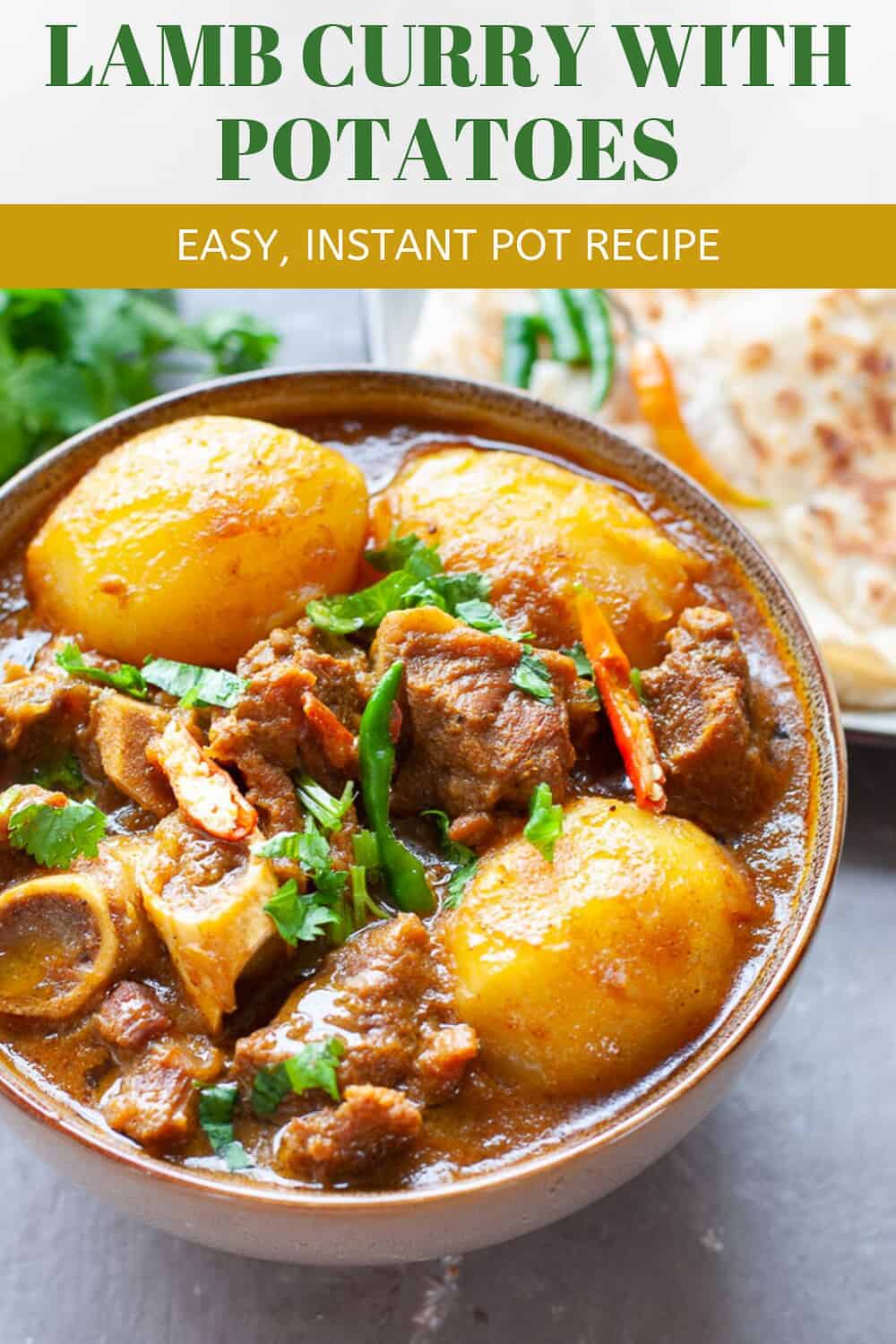 Aloo Gosht (Instant Pot Lamb and Potato Curry) | Indian Ambrosia