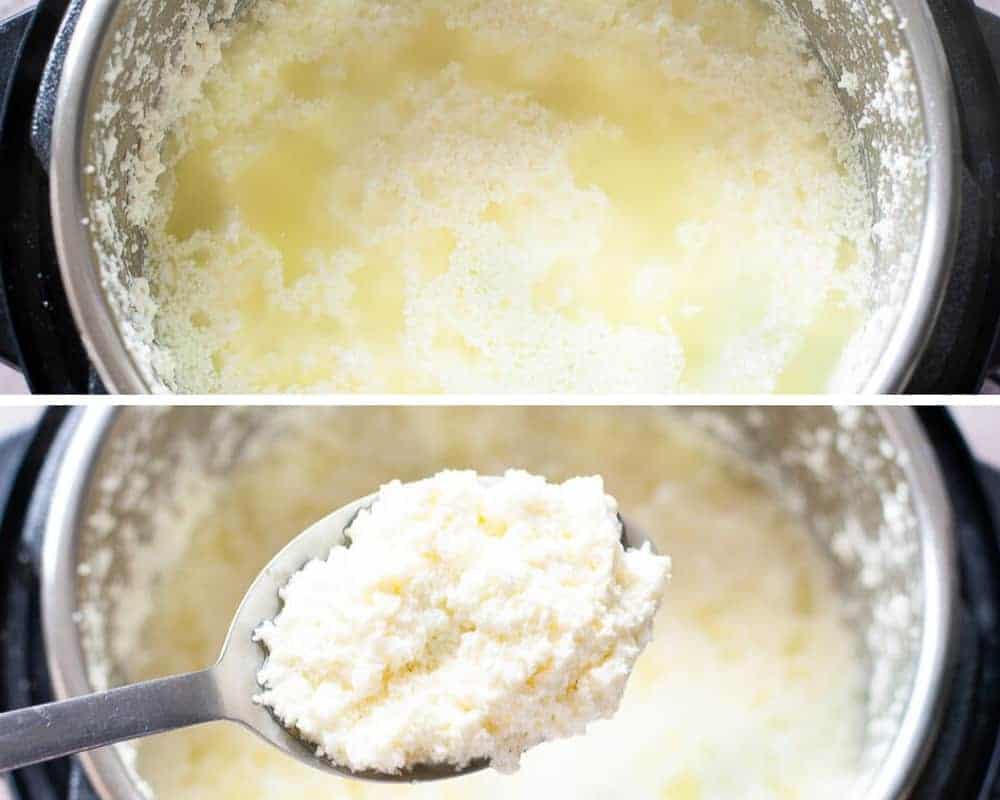 curdled milk in the instant pot