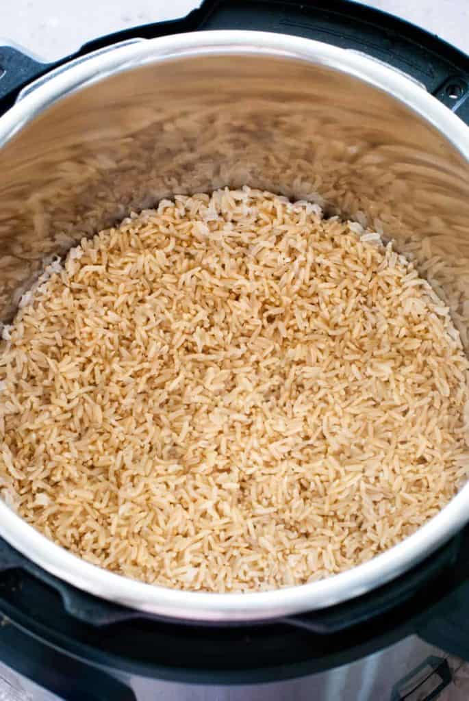instant pot brown rice