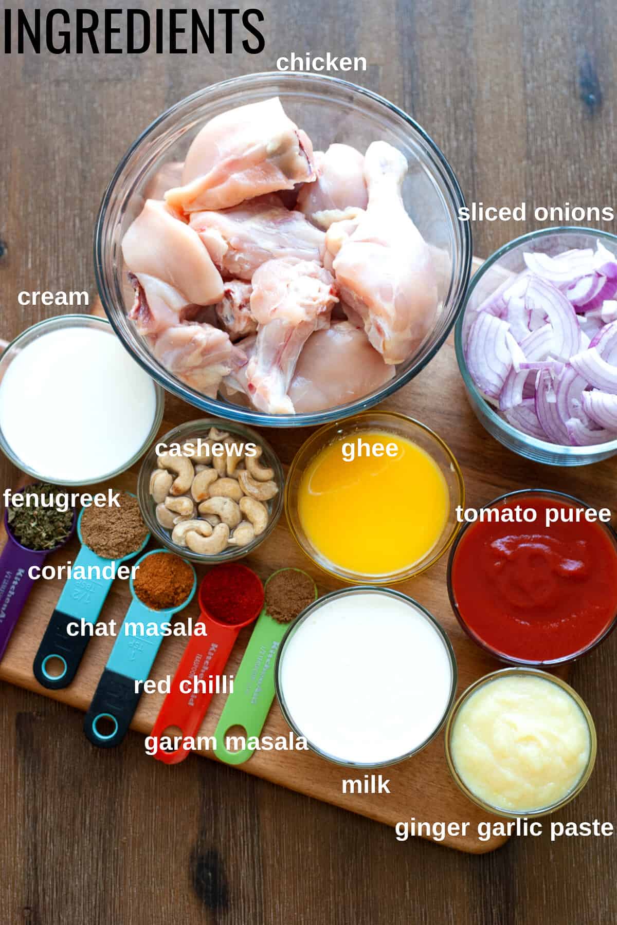 chicken changezi ingredients