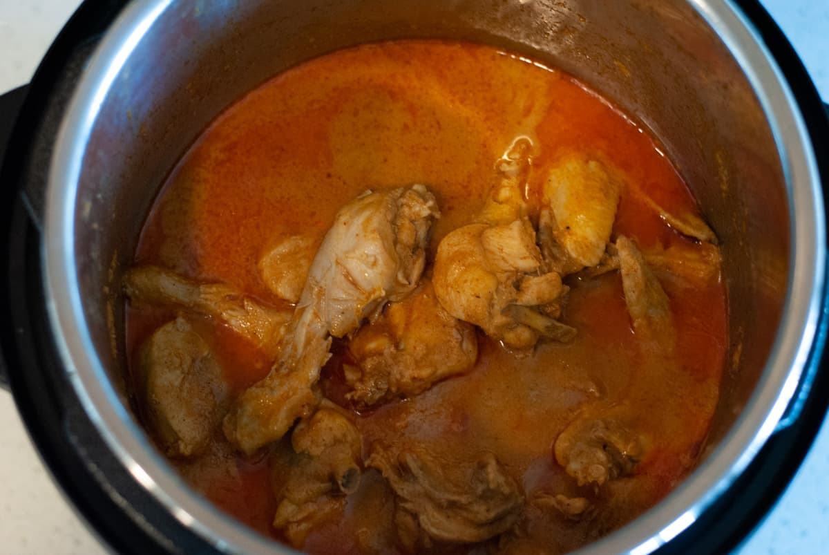 chicken curry in instant pot
