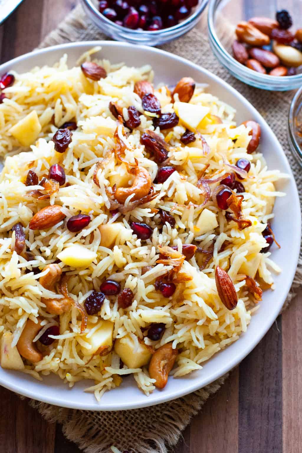 Kashmiri Pulao with Fruits and Nuts | Indian Ambrosia