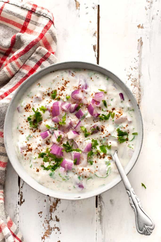 Onion Raita Recipe (Pyaz ka Raita) | Indian Ambrosia