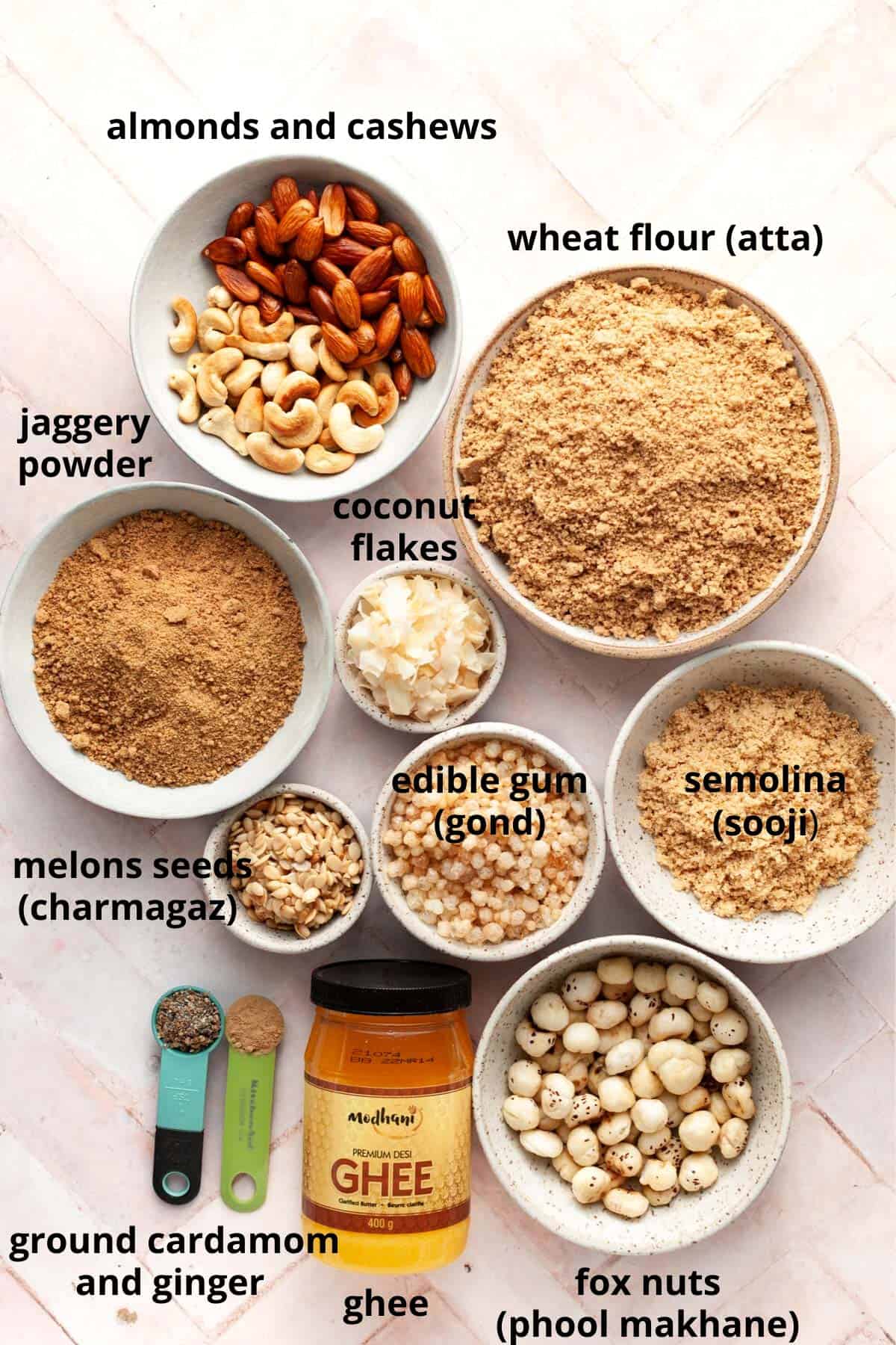Panjeeri ingredients